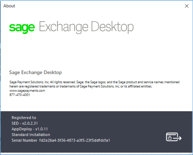 Sage Exchange Desktop