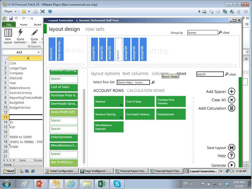 Sage X3 Intelligence Reporting Dashboard
