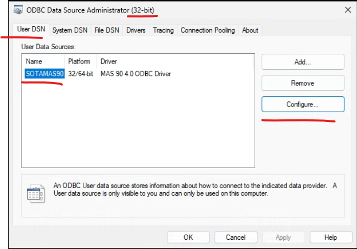 How to Set Up Client Service ODBC Driver and Service for Sage 100 Advanced