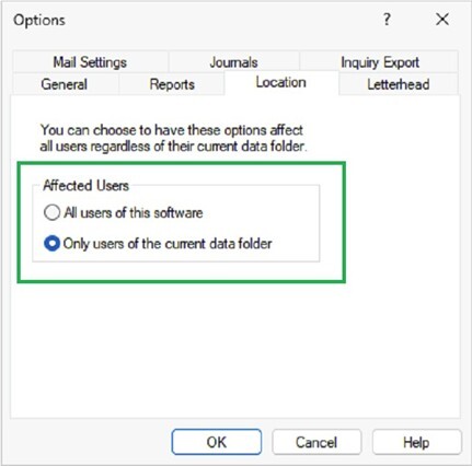 Sage 300 CRE 25.2 Updates_Inquiry Export Tab Location