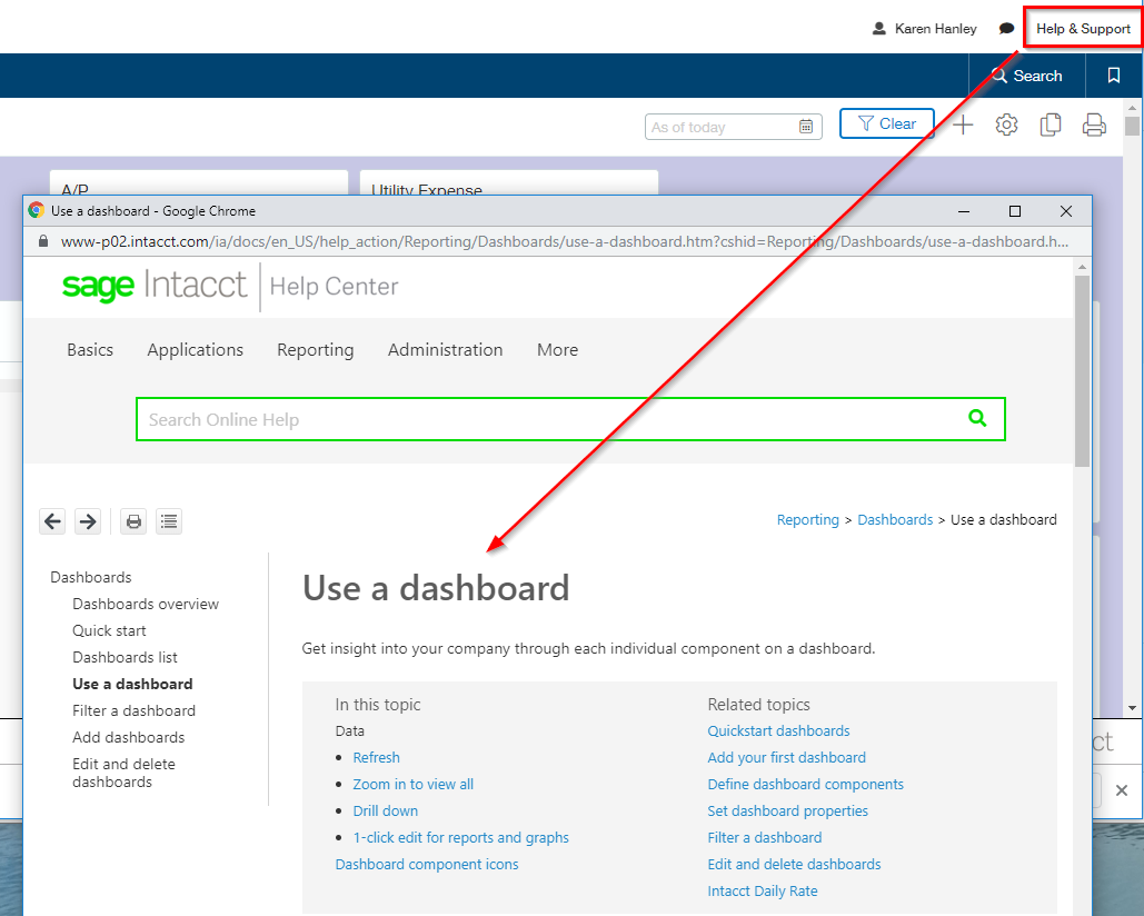 How to Create User Dashboards in Sage Intacct