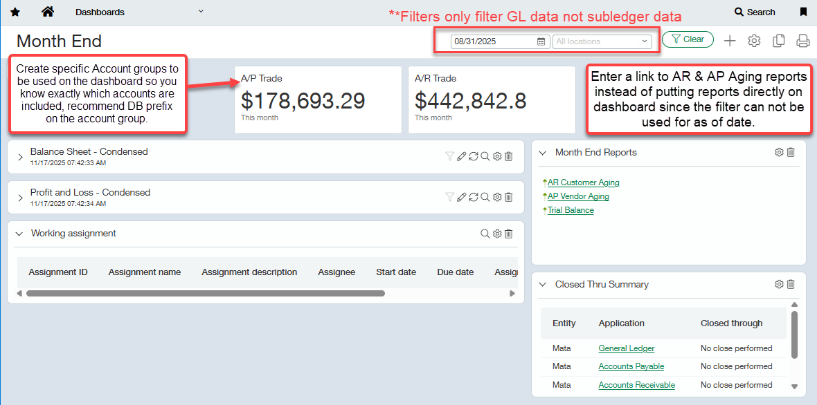 How to Create User Dashboards in Sage Intacct