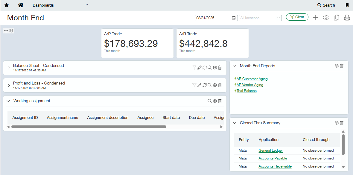 How to Create User Dashboards in Sage Intacct