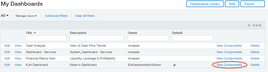 How to Create User Dashboards in Sage Intacct