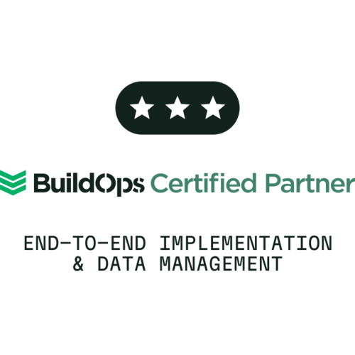 BuildOps Certified Partner Badge End-to-End Implementation and Data Management