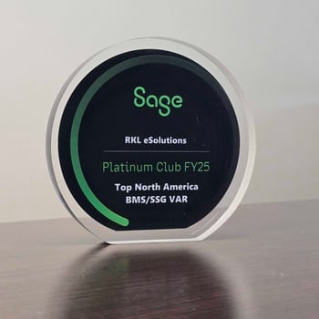 Sage Platinum Club FY 25 - Top North America BMS/SSG VAR_RKL eSolutions