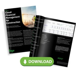 Cloud Financial Management for Construction