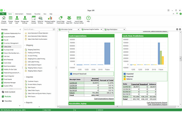 Sage 100 ERP And Sage 100cloud Software