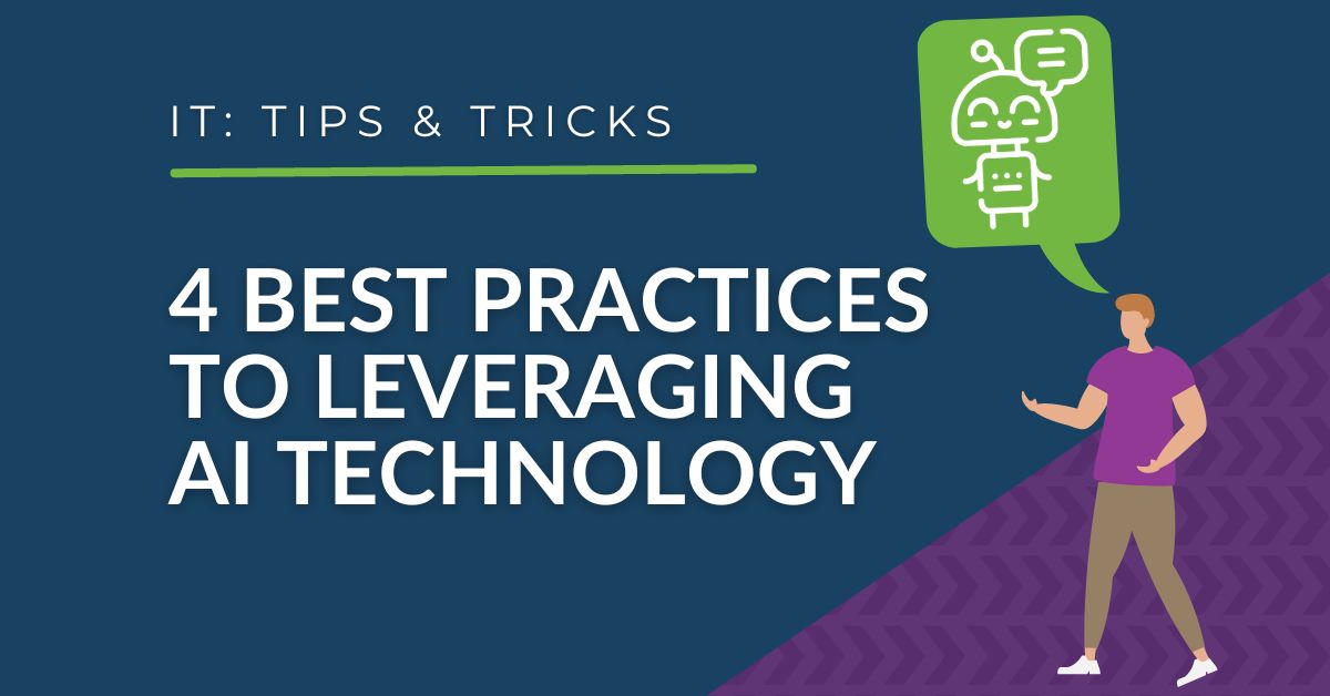 IT Services - 4 Best Practices to Leverage AI Technology