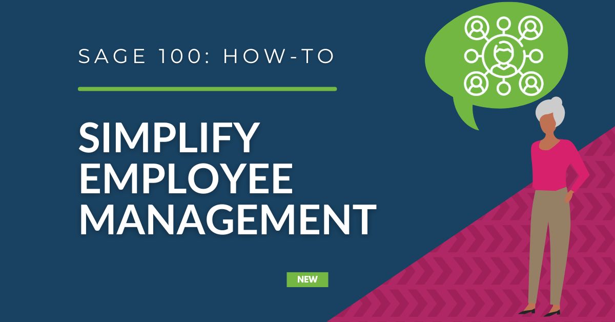 Sage 100 - Simplify Employee Management