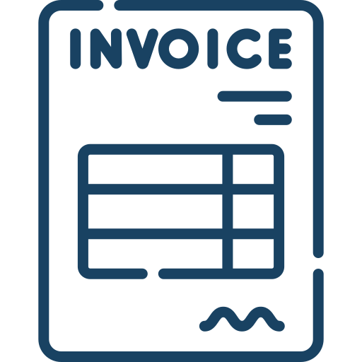 Invoice icon representing automated billing in Sage Intacct