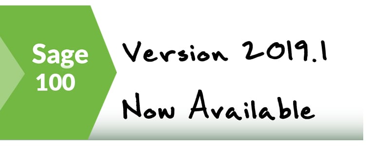 Sage 100 v2019