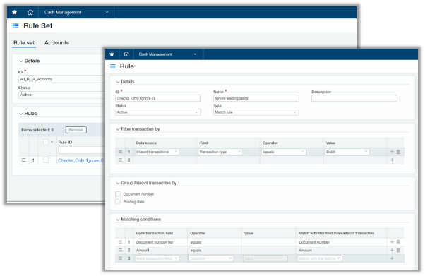 Sage Intacct R2 Matching Rule